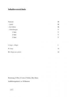 Sinfonie Nr. 1 D-Dur op. VI RH 22 / B31 von François-Joseph Gossec 