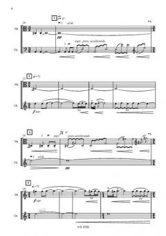 Sotto voce für Viola, Kontrabass und 2 Gitarren (Sofia Gubaidulina) 