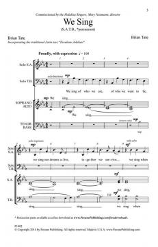 We Sing (Brian Tate) 
