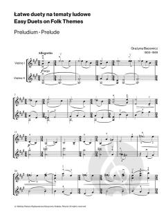 Easy Duets on Folk Themes von Grazyna Bacewicz 