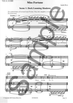 Miss Fortune von Judith Weir 