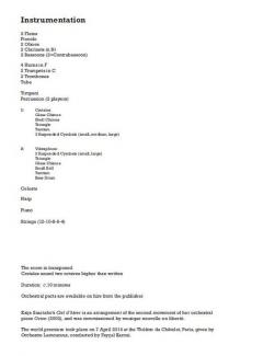 Ciel D'Hiver von Kaija Saariaho 