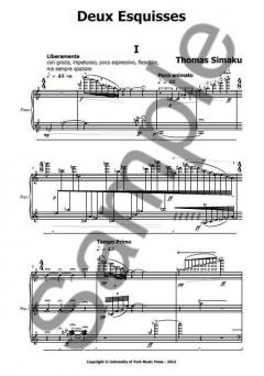 Deux Esquisses von Thomas Simaku 