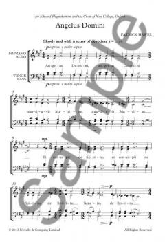 Angelus Domini von Patrick Hawes 