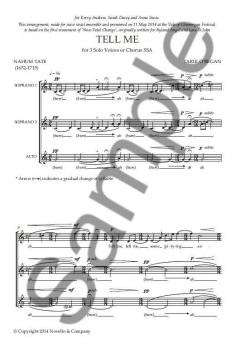 Tell Me von Tarik O'Regan 