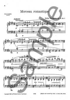 Morceau Romantique Op. 74 No. 1 von Selim Palmgren 