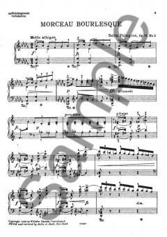 Morceau Bourlesque Op. 74 No. 3 von Selim Palmgren 