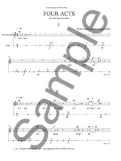 Four Acts (Pelle Gudmundsen-Holmgreen) 