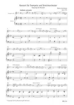 Konzert für Trompete und Streichorchester von Maria Leontjewa im Alle Noten Shop kaufen