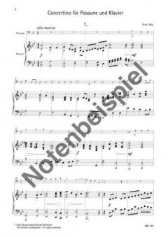 Concertino für Posaune und Klavier von Peter Mai im Alle Noten Shop kaufen