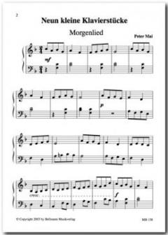 Neun kleine Klavierstücke von Peter Mai im Alle Noten Shop kaufen