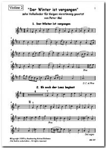 Der Winter ist vergangen von Peter Mai 