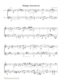 Für Geige und Gitarre für Geige und Gitarre von Gottfried Glöckner 