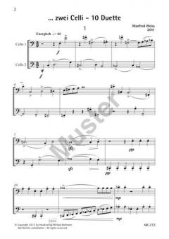 ...für zwei Celli von Manfred Weiss im Alle Noten Shop kaufen