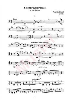 Solo für Kontrabass von Axel Gebhardt im Alle Noten Shop kaufen