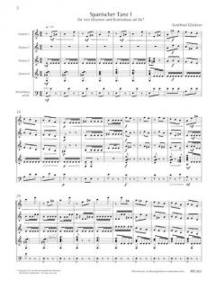 Zwei spanische Tänze vier Gitarren und Kontrabass (Gottfried Glöckner) 