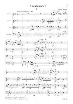 1. Streichquartett von Dieter Nathow im Alle Noten Shop kaufen