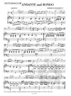 Andante und Rondo (D-Dur Fassung) von Domenico Dragonetti für Kontrabass und Klavier im Alle Noten Shop kaufen