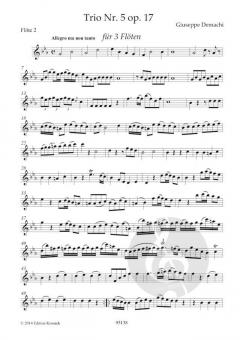 Trio Es-Dur op. 17 Nr. 5 Trio Nr. 5 D-Dur op. 17 für 3 Flöten von Giuseppe Demachi im Alle Noten Shop kaufen