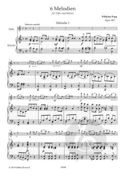 6 Melodien op. 402 von Wilhelm Popp 