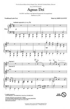 Agnus Dei von John Leavitt 