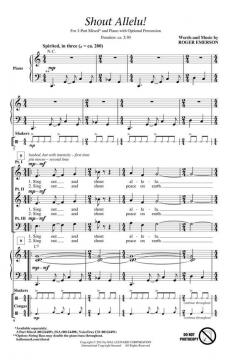 Shout Allelu! (Roger Emerson) 