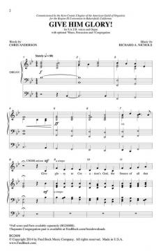 Give Him Glory (Richard A. Nichols) 