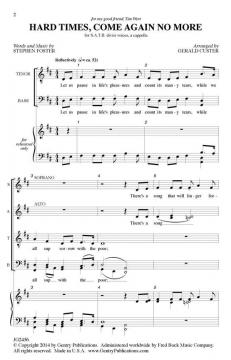 Hard Times Come No More (Stephen Foster) 