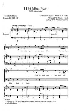 I Lift Mine Eyes (Gustav Holst) 