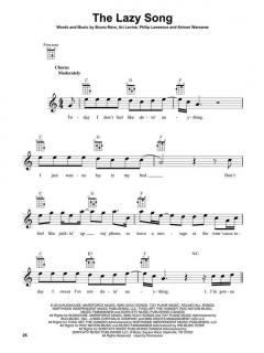 Bruno Mars for Ukulele von B. Mars im Alle Noten Shop kaufen