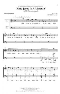 King Jesus Is A-Listenin' 