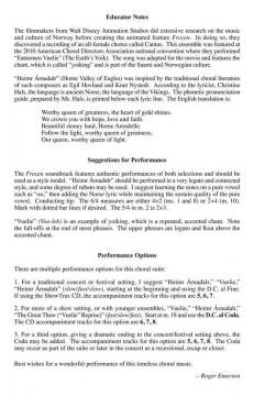 Frozen (Choral Suite) (Frode Fjellheim) 