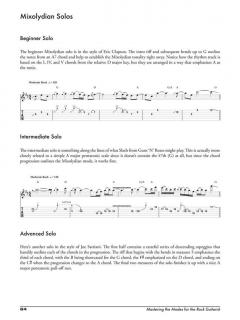 Mastering The Modes For The Rock Guitarist 
