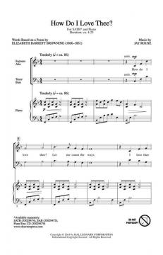 How Do I Love Thee? (Jay Rouse) 