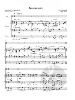 Trauermusik von Paul Hindemith 