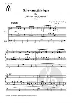 Suite caractéristique op. 57 über Ah vous dirai-je Maman von Margaretha Christina de Jong 