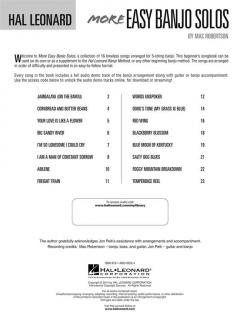 More Easy Banjo Solos im Alle Noten Shop kaufen kaufen