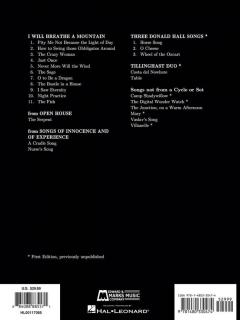 Concert Songs Vol. 1 (1975-2000) von William Bolcom 