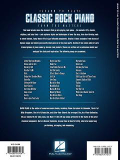 Learn To Play Classic Rock Piano From The Masters von David Pearl 