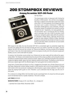 Guitar World Presents 200 Stompbox Reviews 