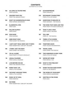 Contemporary Broadway Vocal Duets 