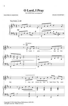 O Lord, I Pray (Craig Courtney) 