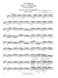 Six Cello Suites for Trumpet von Johann Sebastian Bach im Alle Noten Shop kaufen