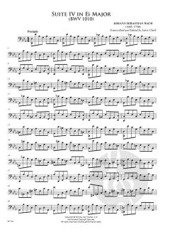 Six Cello Suites For Trombone von Johann Sebastian Bach 