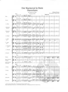 Der Karneval in Rom - Ouverture RV 502A/B/C-OU.ABC von Johann Strauss (Sohn) für Orchester - Partitur in der Fassung ABC im Alle Noten Shop kaufen
