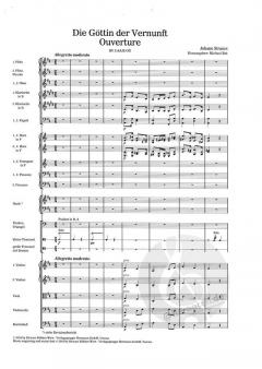 Göttin der Vernunft Ouverture RV 516A/B-OU von Johann Strauss (Sohn) für Orchester aus Die Göttin der Vernunft (1. Auflage) im Alle Noten Shop kaufen