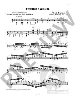 Feuillet d'album von Giulio Regondi 