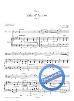 Salut d'Amour op. 12 von Edward Elgar 