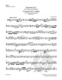 Konzert für Violine und Orchester C-Dur Hob. VIIa:1 von Joseph Haydn 