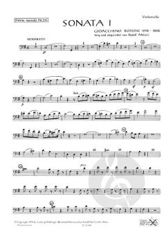 Sonata I G-Dur von Gioachino Rossini 